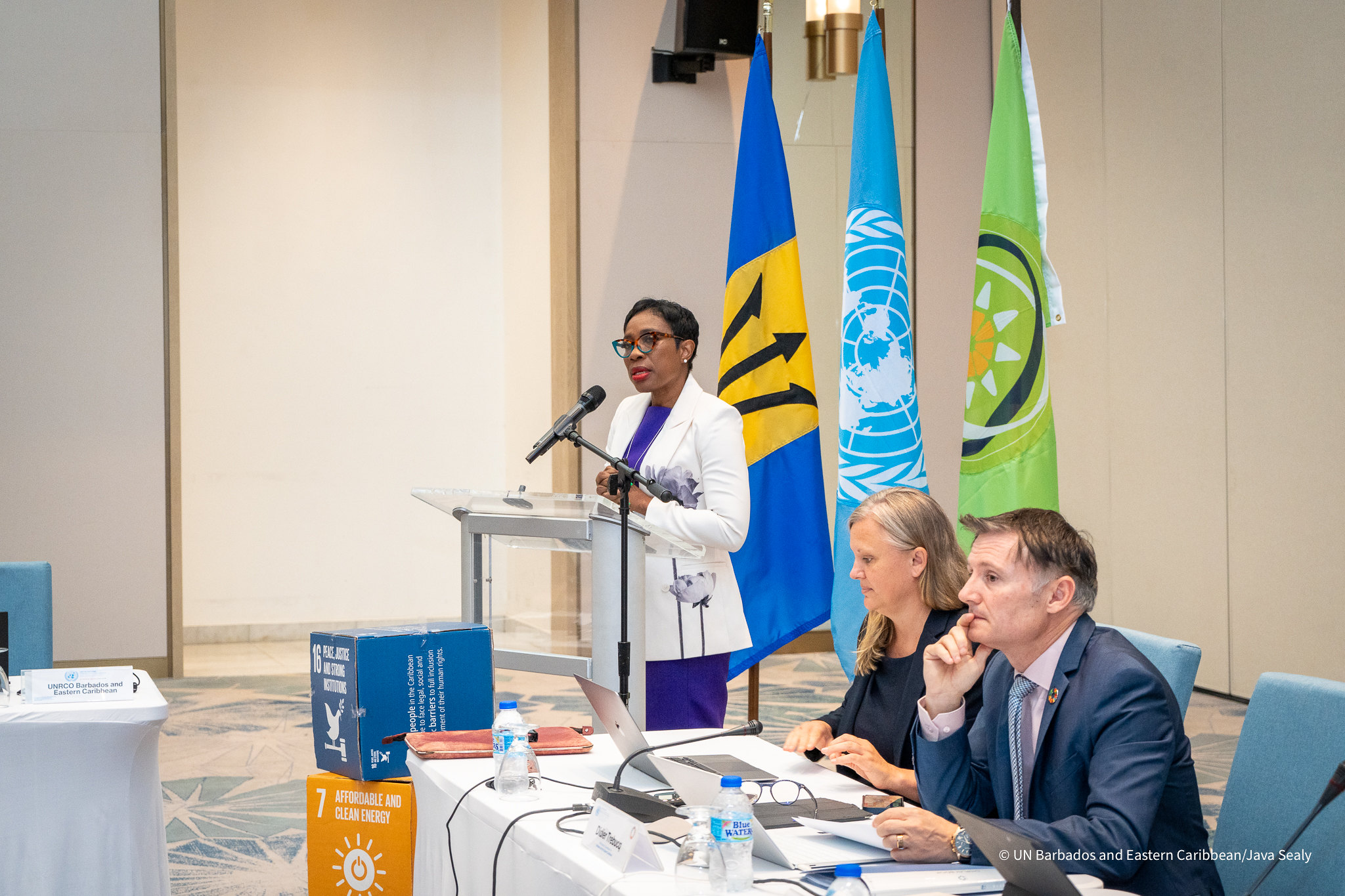 Senator Dr. the Hon. Shantal Munro-Knight, Minister in the Prime Minister’s Office of Barbados overseeing the SDGs
