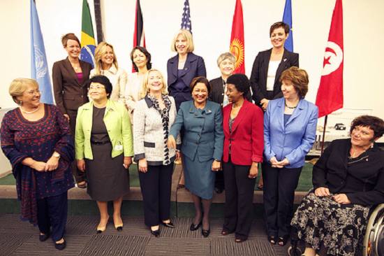 At a high-level side event during the 66th session of the UN General Assembly in New York, women political leaders made a strong call for increasing women's political participation and decision-making across the world. (Photo: Hilary Duffy/UN Women)