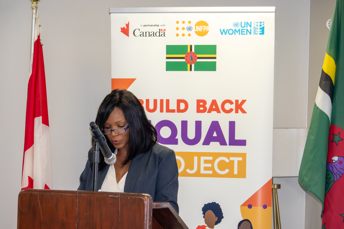 Picture of Honourable Dr. Cassandra Williams, Minister of State with special responsibility for Gender Affairs
