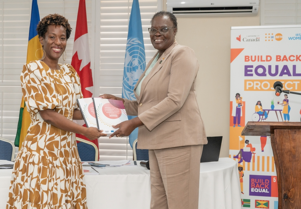 Handover of report to Government of Grenada