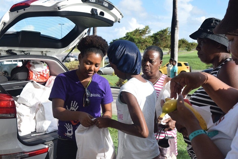 Dignity Kits distribution begins for Barbuda women and girls