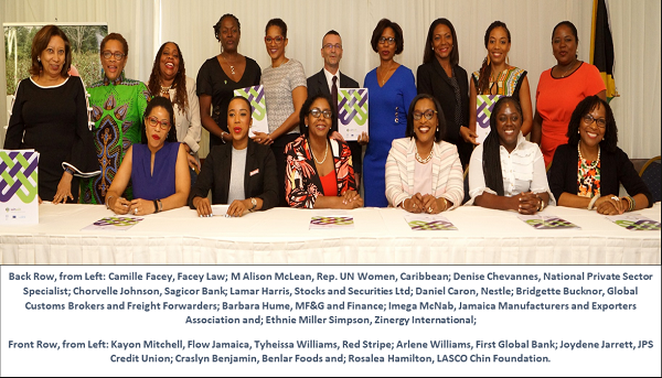 JAMAICAN PRIVATE SECTOR COMPANIES JOIN UN WOMEN GENDER EQUALITY INITIATIVE 