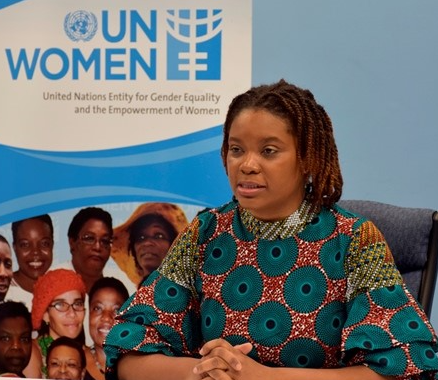 UN Women Programme Specialist-Economic Empowerment & Statistics, Isiuwa Iyahen UN Women Photo/Sharon Carter-Burke
