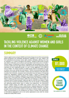 Tackling violence against women and girls, climate change