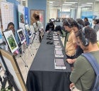 Students at the PhotoVoice event