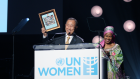 UN Secretary-General Ban Ki-moon and UN Women Executive Director, Phumzile Mlambo-Ngcuka