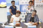 CDB UNICEF UNFPA UN Women Signing