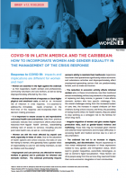 COVID-19 in Latin America and the Caribbean Cover Image
